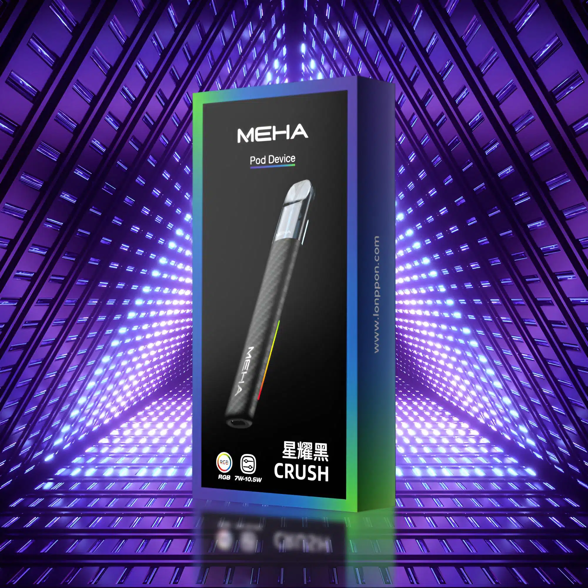 Meha Crush 五代主機|三檔功率調節・氛圍燈智能電子煙:圖片 4